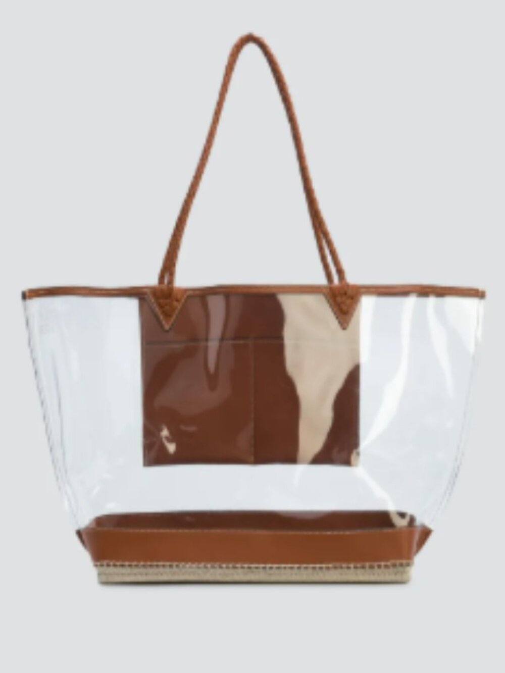 Altuzarra Large Clear PVC Espadrille Tote